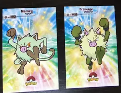 MANKEY X PRIMEAPE LOT - POKEMON CARD DATABASE SHINY HOLO - Image 1