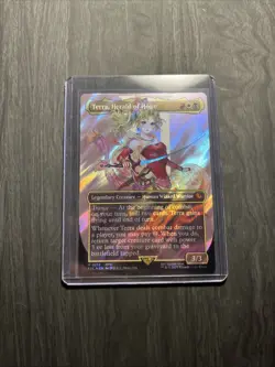 Terra, Herald of Hope (Borderless) (Surge Foil) Commander: Final Fantasy Foil - Image 1