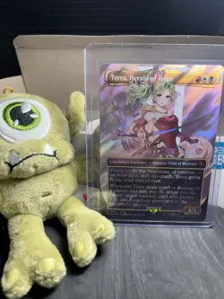 Terra, Herald of Hope (Borderless) (Surge Foil) Commander: Final Fantasy Foil - Image 3
