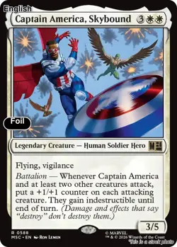 Captain America, Skybound EN [MSC - 588] - NM [Foil] TCG MTG - Image 1
