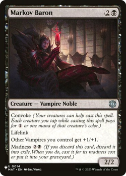 MTG - Markov Baron - The List - Magic the Gathering - Image 1