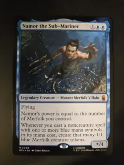 Namor The Sub Mariner NM Marvel Super Heroes MTG FREE SHIPPING - Image 1