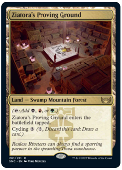 1x Ziatora's Proving Ground Streets of New Capenna LP MTG - Image 1