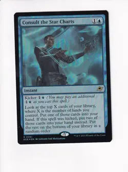 MAGIC THE GATHERING MTG EDGE OF ETERNITIES FOIL CONSULT THE STAR CHARTS - Image 1