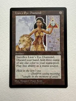 Lion's Eye Diamond Mirage MTG Magic The Gathering Mint NM - Image 1