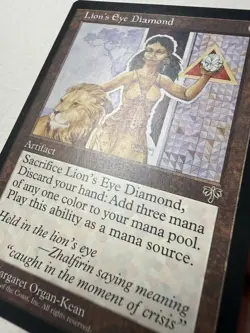 Lion's Eye Diamond Mirage MTG Magic The Gathering Mint NM - Image 4