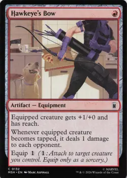 Hawkeye's Bow 132 C Marvel Super Heroes MTG NM/M - Image 1