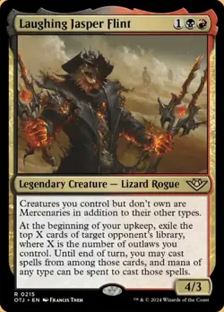 x1 Laughing Jasper Flint R MTG Outlaws of Thunder Junction M/NM, English - Image 1