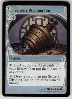 Sensei's Divining Top (Future Sight) Uncommon Mystery Booster 2 231 MTG NM 2024 - Image 1