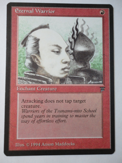 Eternal Warrior Legends NM Near Mint English MTG *Ring Ding* - Image 1
