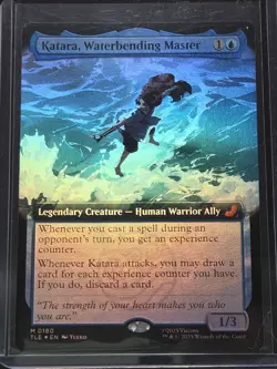 Katara, Waterbending Master #180 NM Foil (Extended Art) ATLA: Eternal - Image 1