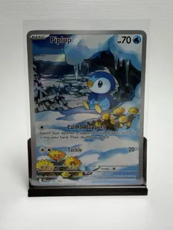 Pokemon TCG PFL Piplup 098/094 Illustration Rare NM - Image 1