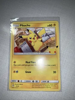 Pokemon Pikachu - 25/25 Non Holo - 25th Anniversary McDonalds Promo 2021 - NM - Image 1