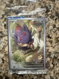 Pokemon—N's Zorua #189 Scarlet & Violet Promos—(Pokemon Center) [Sealed] - Image 1
