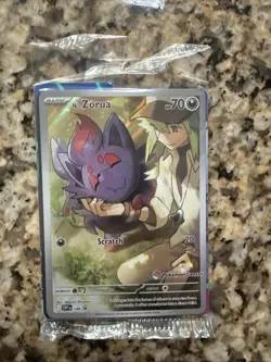 Pokemon—N's Zorua #189 Scarlet & Violet Promos—(Pokemon Center) [Sealed] - Image 2