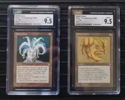 Mtg Jester's Cap, Jester's Mask (CGC) 9.5 Ice Age Set [1995] - Image 1