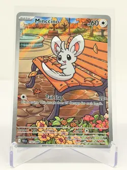 Pokemon TCG Minccino Illustration Rare Holo Black Bolt 152/086 NM - Image 1