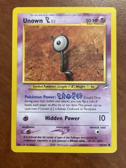 Pokemon-Unown [L]-Neo Destiny 86/105-LP - Image 1