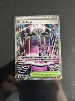 Pokemon TCG Holo Ultra Rare Full Art Battle Cage 116/094 - Image 1