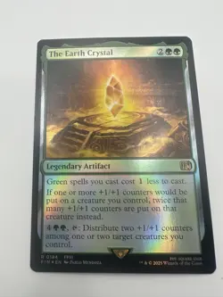 The Earth Crystal - FOIL - Final Fantasy FIN - NM MTG - Image 1