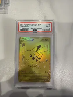 Sequential #145 & 146 2021 POKEMON BSP FA/PIKACHU V .ULTRA-PREM.COLL. PSA 9 - Image 1