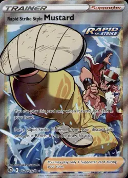 Rapid Strike Style Mustard TG27/TG30 Brilliant Stars Trainer Gallery Holo NM - Image 1
