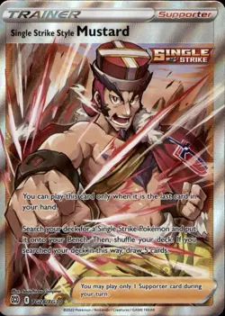 Single Strike Style Mustard TG28/TG30 Brilliant Stars Trainer Gallery Holo NM - Image 1