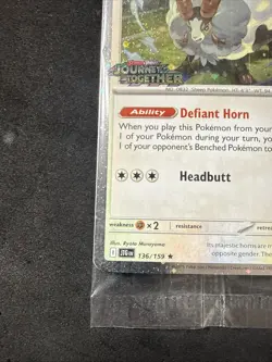 Pokemon Journey Together Hop’s Dubwool 136/159 BEST BUY PROMO EXCLUSIVE SEALED - Image 3