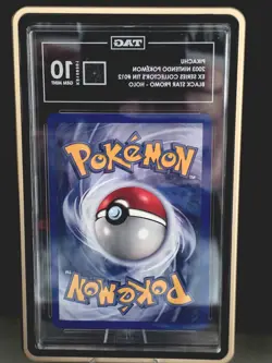TAG 10 Pokemon Pikachu Black Star Holo Promo #012 POP 2 Current #1 Gem Mint - Image 2