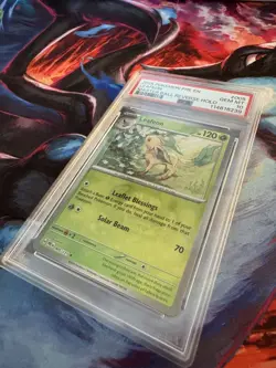2025 Pokemon TCG Leafeon 005 Master Ball Pattern - Prismatic Evolutions - Image 4