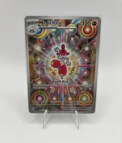 Pokemon TCG Medicham 241/217 Special Illustration Rare Full Art Holo - Image 1
