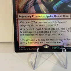 MTG Marvel Spiderman Ghost Spider Gwen Stacey Foil 0014 Rare - Image 5