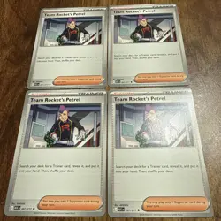 [4x Playset] Team Rocket's Petrel 207/217 ME: Ascended Heroes POKEMON TCG - Image 1