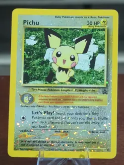 Vintage Pokemon Pichu 35/53 Wotc Promo Reverse Holo - Image 1