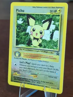 Vintage Pokemon Pichu 35/53 Wotc Promo Reverse Holo - Image 2