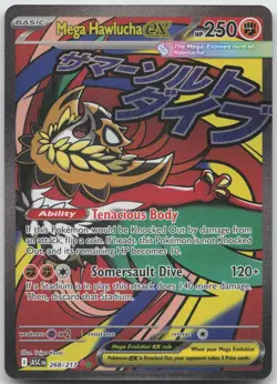 Mega Hawlucha ex 268/217 Mega Attack Rare Ascended Heroes Pokemon Holo NM/M - Image 1