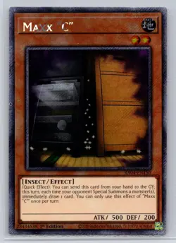 Maxx "C" (PSR) RA04-EN150 Quarter Century Stampede Yu-Gi-Oh NM - Image 1