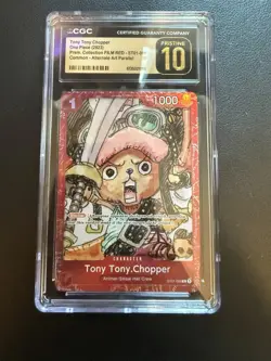 2023 ONE PIECE PREMIUM COLLECTION -ONE PIECE FILM RED- TONY TONY CHOPPER CGC 10 - Image 1