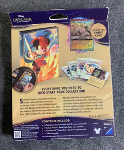 Disney Lorcana Fabled Collection Starter Set 4 Packs Tinkerbell Promo New Sealed - Image 2