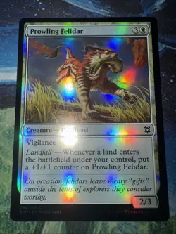 Prowling Felidar Zendikar Rising Foil - Image 1