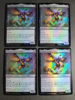 Swarm, Being of Bees (X4 Foil) Common MTG Spider-Man - Image 1