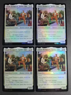 Flash Thompson, Spider-Fan (X4 Foil) Uncommon MTG Spider-Man - Image 1