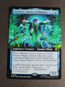 Mysterio, Master of Illusion (Extended Art) Rare MTG Spider-Man - Image 1