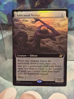 FOIL R 0317 Anticausal Vestige Eldrazi EXTENDED ART Rare Edge of Eternities MTG - Image 1