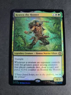 Kraven the Hunter (Foil) Rare MTG Spider-Man - Image 1