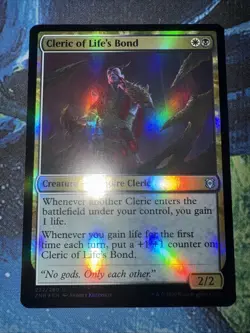 Cleric of Life's Bond Zendikar Rising Foil - Image 1
