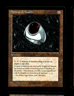 MRM FR/VF Anneau d'Aladdin - Aladdin's Ring NM MTG Magic FBB 1994 - Image 1