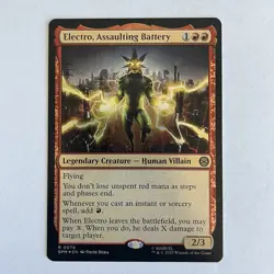 Electro, Assaulting Battery - Marvel's Spider-Man- (Foil)(NM) - Image 1