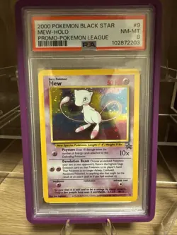 Pokemon Mew Black Star 8 WOTC Promo - Image 1