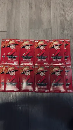Bandai One Piece Card Game Carrying On His Will English Booster Pack Lot 12 - Image 1